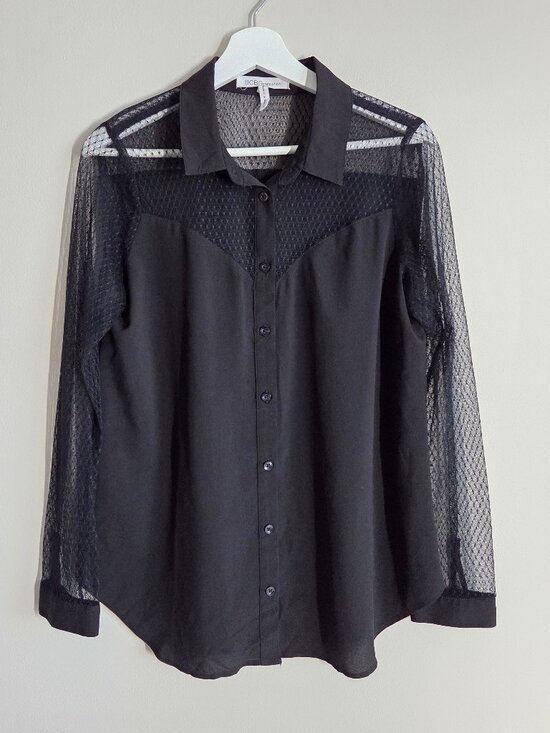 BCBGeneration Tops - BCBGeneration Mesh Blouse Top